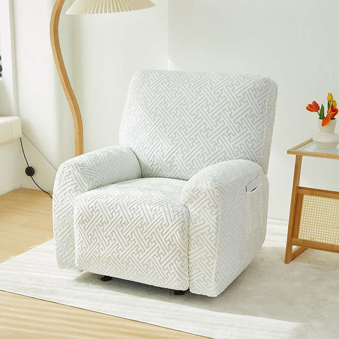 91家纺网 家纺一手货源 找家纺 （总）共鸣沙发套 2024新款拉绒提花系列芝华仕单人沙发套