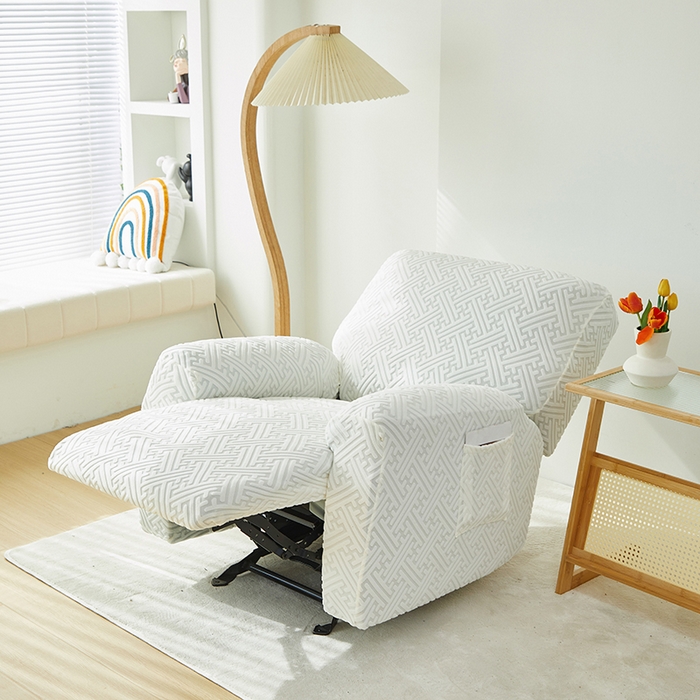 91家纺网 家纺一手货源 找家纺 （总）共鸣沙发套 2024新款拉绒提花系列芝华仕单人沙发套