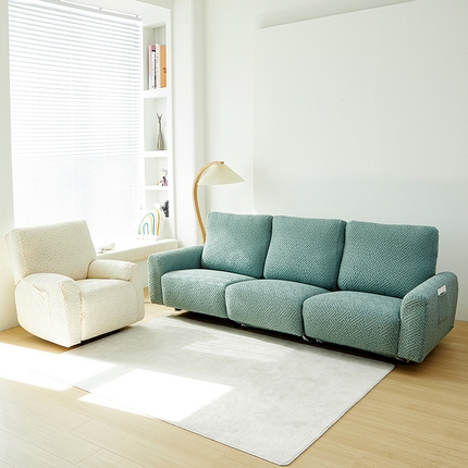 91家纺网 家纺一手货源 找家纺 （总） 共鸣沙发套 2024新款拉绒提花系列芝华仕三人沙发套