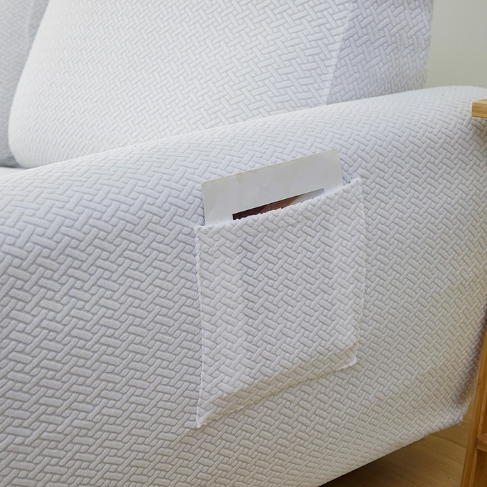 91家纺网 家纺一手货源 找家纺 （总） 共鸣沙发套 2024新款摇粒绒提花交织纹系列芝华仕三人沙发套