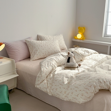 91家纺网 家纺一手货源 找家纺 （总）棉眠 2024春季新款40支13070全棉卡通四件套