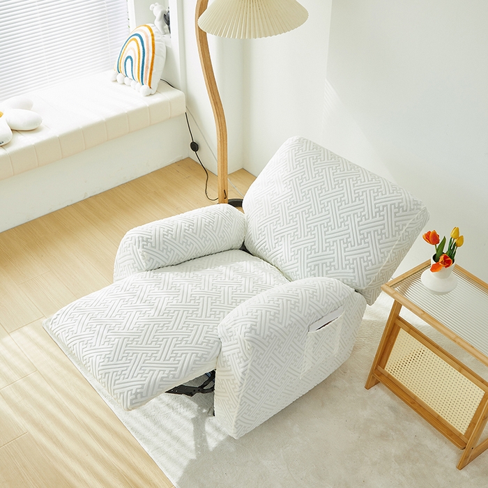 91家纺网 家纺一手货源 找家纺 （总）共鸣沙发套 2024新款拉绒提花系列芝华仕单人沙发套