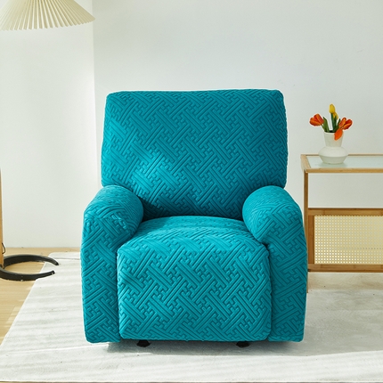 91家纺网 家纺一手货源 找家纺 （总）共鸣沙发套 2024新款拉绒提花系列芝华仕单人沙发套