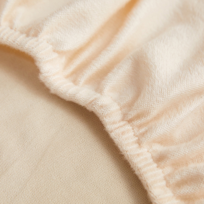 91家纺网 家纺一手货源 找家纺 丝绮鹿 2024新款毛绒纯色弧形椅子套 米白