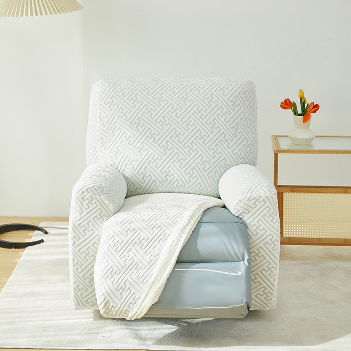 91家纺网 家纺一手货源 找家纺 （总）共鸣沙发套 2024新款拉绒提花系列芝华仕单人沙发套