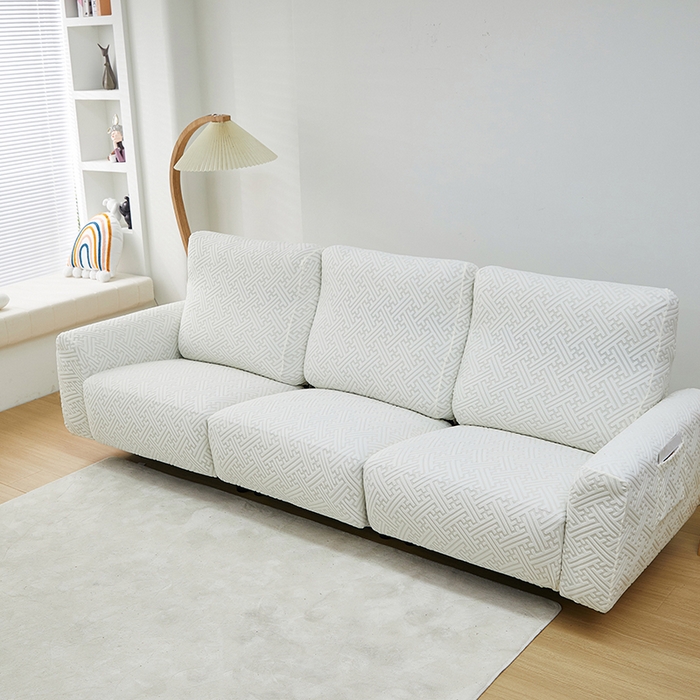 91家纺网 家纺一手货源 找家纺 （总） 共鸣沙发套 2024新款拉绒提花系列芝华仕三人沙发套