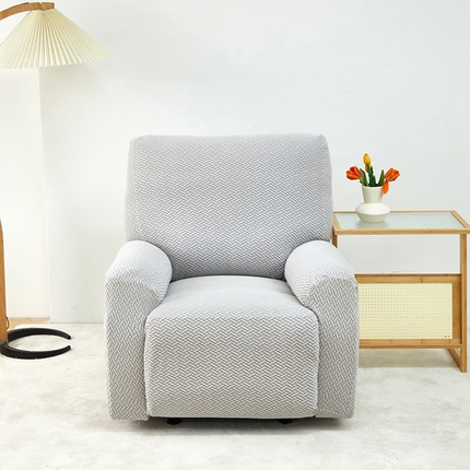 91家纺网 家纺一手货源 找家纺 （总） 共鸣沙发套 2024新款摇粒绒提花交织纹系列芝华仕单人沙发套