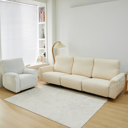 91家纺网 家纺一手货源 找家纺 （总） 共鸣沙发套 2024新款拉绒提花系列芝华仕三人沙发套