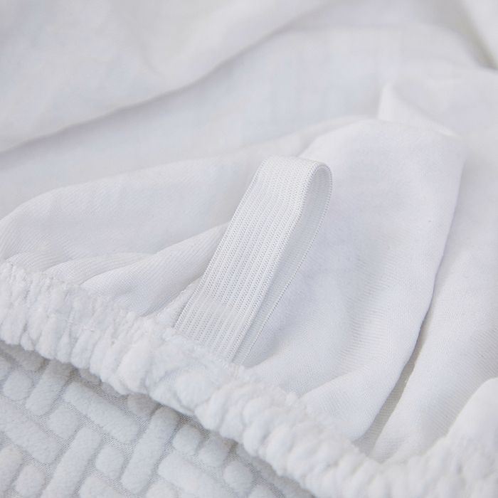 91家纺网 家纺一手货源 找家纺 （总） 共鸣沙发套 2024新款摇粒绒提花交织纹系列芝华仕三人沙发套