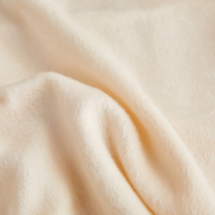 91家纺网 家纺一手货源 找家纺 丝绮鹿 2024新款毛绒纯色弧形椅子套 米白