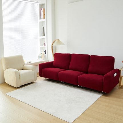 91家纺网 家纺一手货源 找家纺 （总） 共鸣沙发套 2024新款玉米绒系列芝华仕三人沙发套