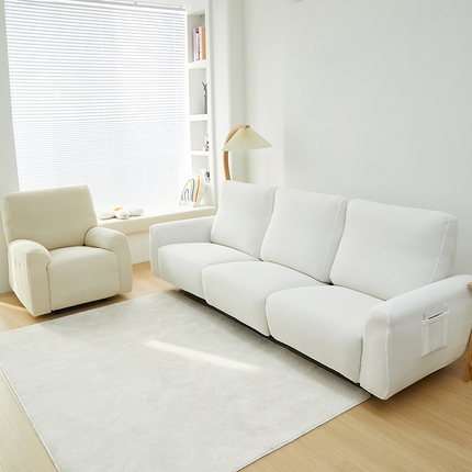 91家纺网 家纺一手货源 找家纺 （总） 共鸣沙发套 2024新款玉米绒系列芝华仕三人沙发套