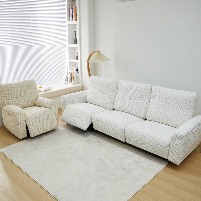 91家纺网 家纺一手货源 找家纺 （总） 共鸣沙发套 2024新款拉绒提花系列芝华仕三人沙发套