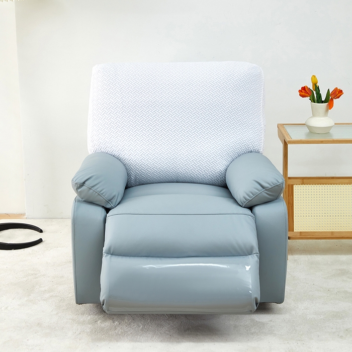 91家纺网 家纺一手货源 找家纺 （总） 共鸣沙发套 2024新款摇粒绒提花交织纹系列芝华仕单人沙发套