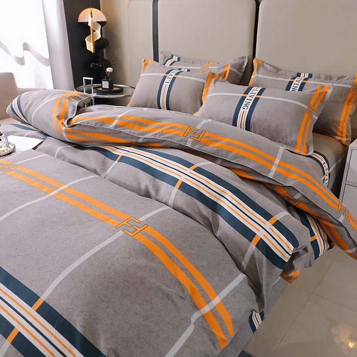 91家纺网 家纺一手货源 找家纺 北部居 2024新款加厚化纤四件套 可可西里