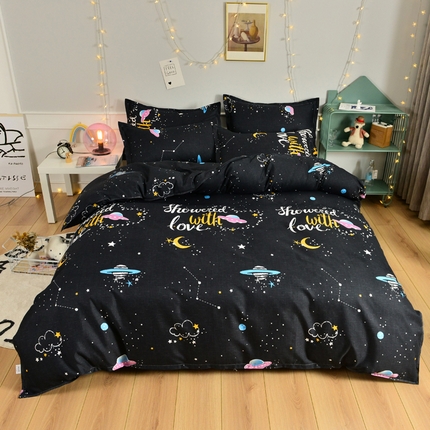 北部居 2024新款加厚化纤单被套 恒星