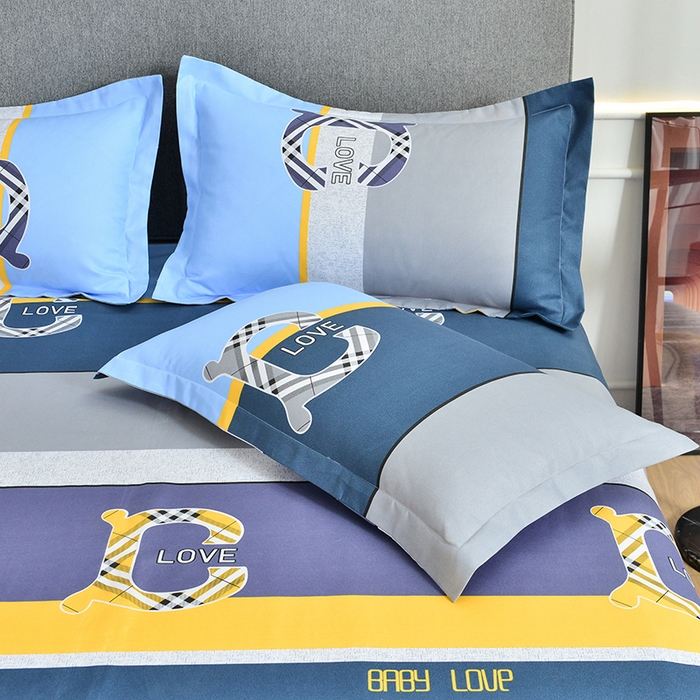 91家纺网 家纺一手货源 找家纺 北部居 2024新款加厚化纤四件套 畅想之旅