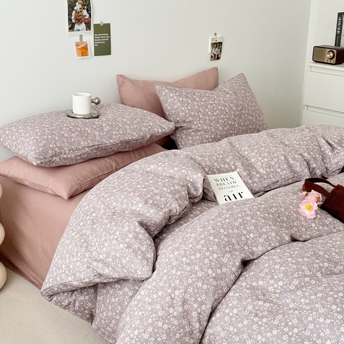 91家纺网 家纺一手货源 找家纺 （总）安莱生活 2024新款高奢全棉新疆棉双层纱四件套