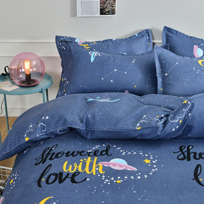 91家纺网 家纺一手货源 找家纺 北部居 2024新款加厚化纤单被套 发现爱