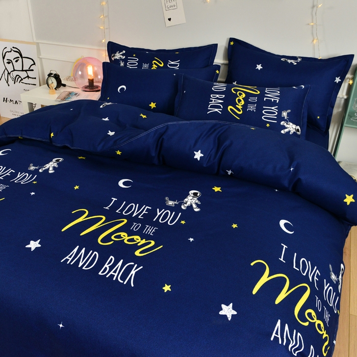 91家纺网 家纺一手货源 找家纺 北部居 2024新款加厚化纤单被套 星际穿越