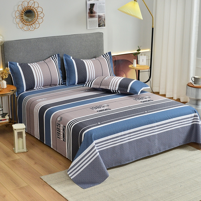 91家纺网 家纺一手货源 找家纺 北部居 2024新款加厚化纤四件套 摩卡庄园