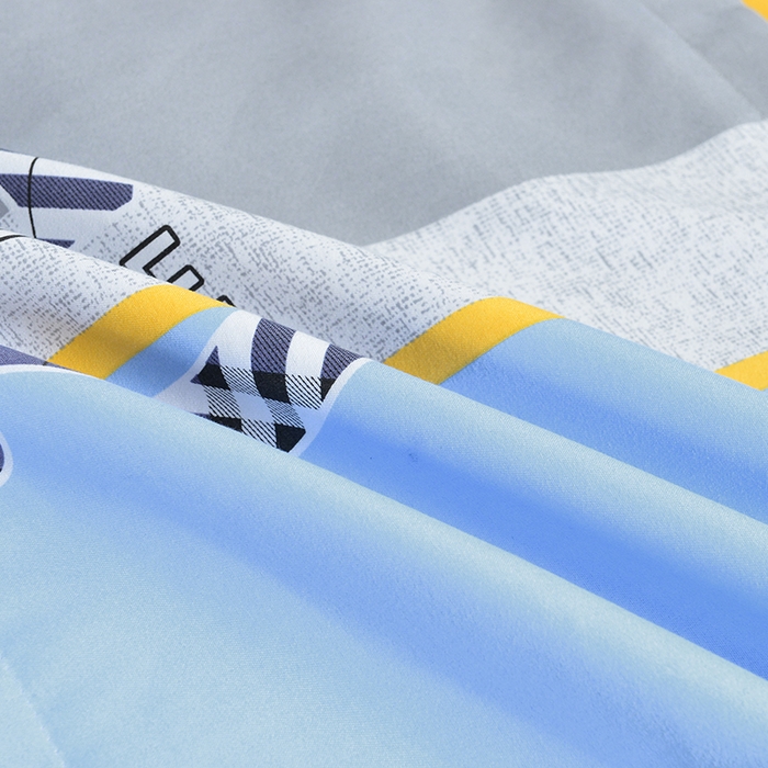 91家纺网 家纺一手货源 找家纺 北部居 2024新款加厚化纤四件套 畅想之旅