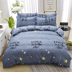 91家纺网 家纺一手货源 找家纺 北部居 2024新款加厚化纤四件套 星空梦想,星空梦想