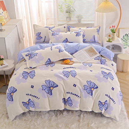 91家纺网 家纺一手货源 找家纺 （总）北部居 2025新款加厚印花四件套