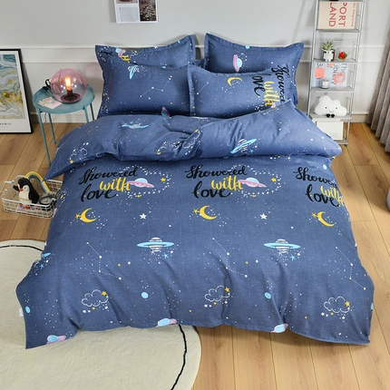 北部居 2024新款加厚化纤四件套 发现爱