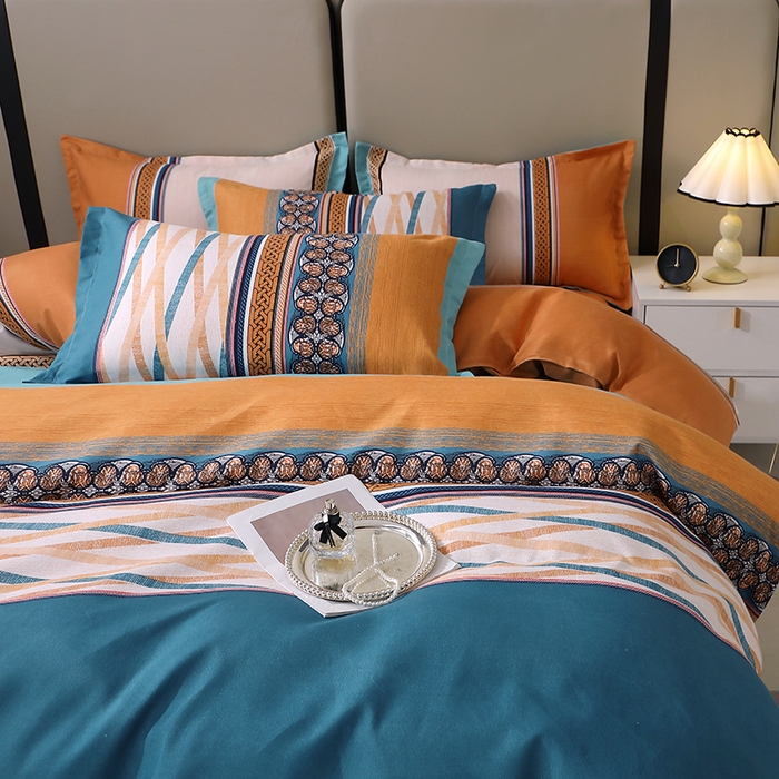 91家纺网 家纺一手货源 找家纺 北部居 2024新款加厚化纤单被套 莫吉托