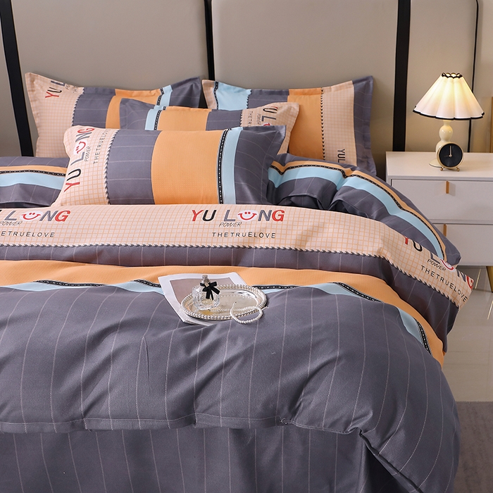 91家纺网 家纺一手货源 找家纺 北部居 2024新款加厚化纤四件套 孟菲斯