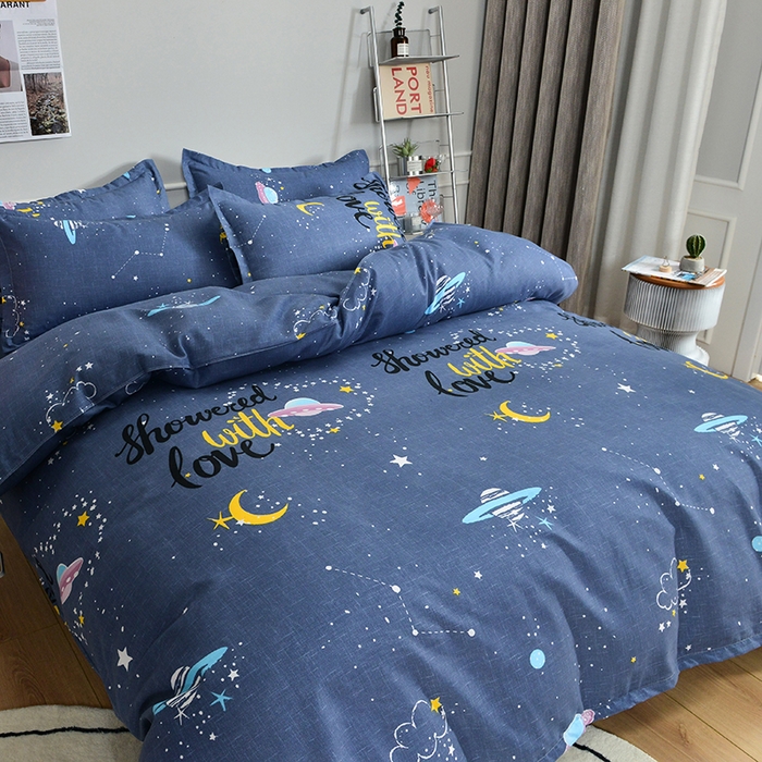 91家纺网 家纺一手货源 找家纺 北部居 2024新款加厚化纤单被套 发现爱