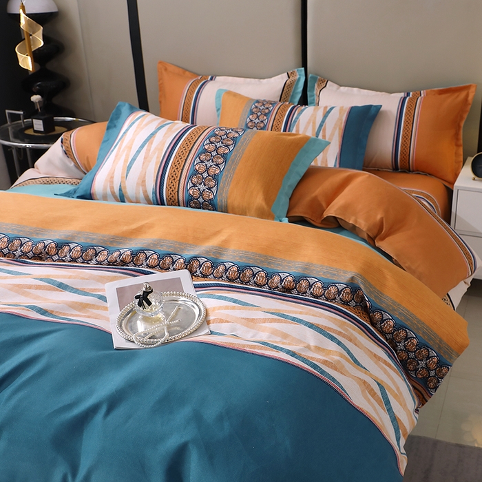 91家纺网 家纺一手货源 找家纺 北部居 2024新款加厚化纤单被套 莫吉托