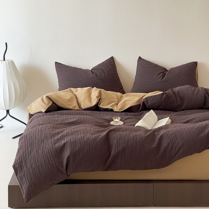 91家纺网 家纺一手货源 找家纺 （总）例外Home 2024新款美拉德A类提花星河全棉四件套