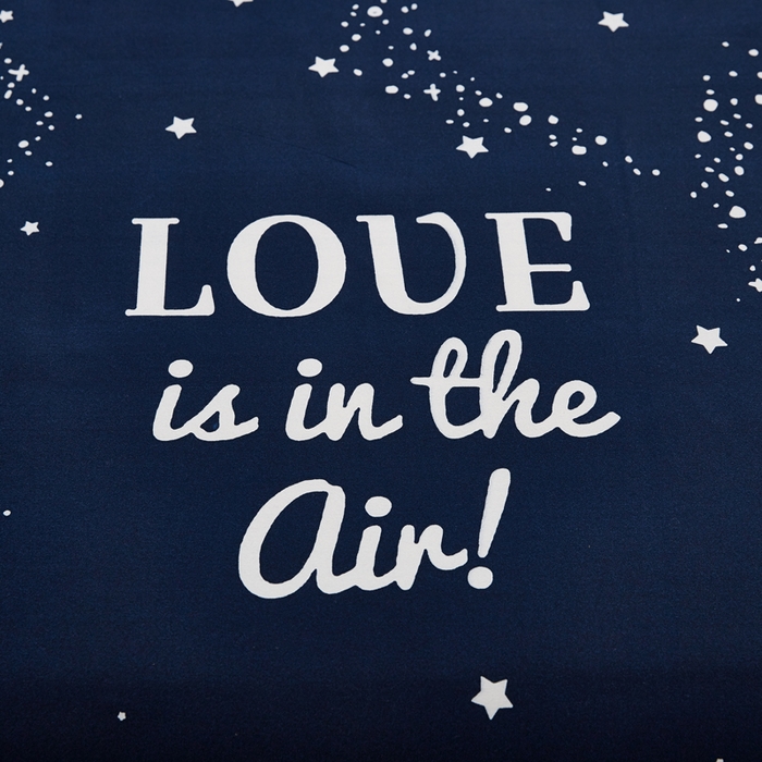 91家纺网 家纺一手货源 找家纺 北部居 2024新款加厚化纤四件套 夜空love