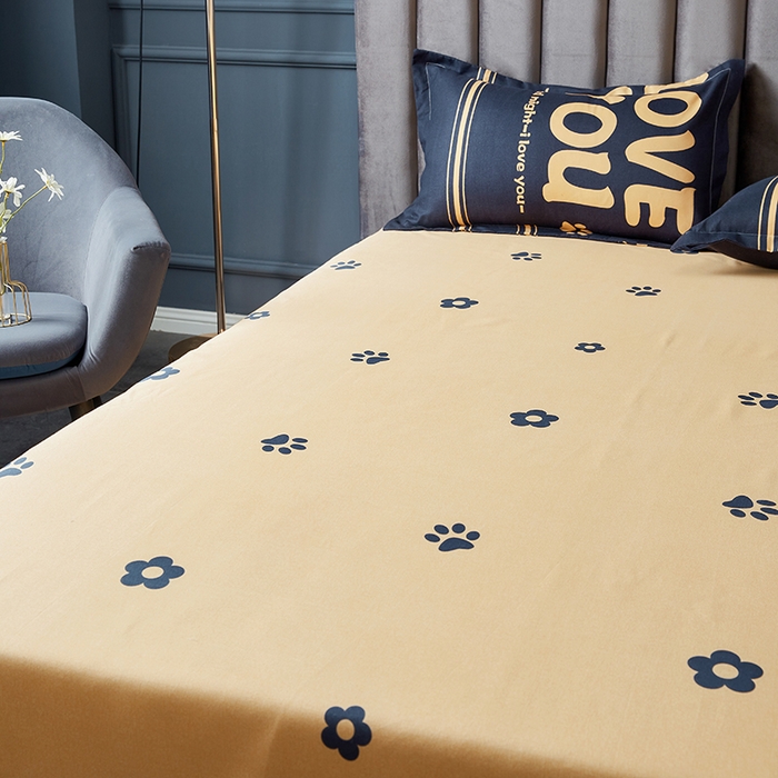 91家纺网 家纺一手货源 找家纺 北部居 2024新款加厚化纤四件套 乐享生活