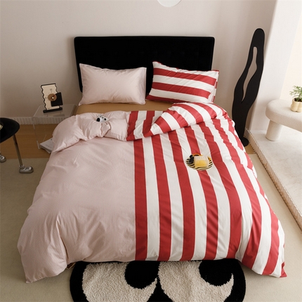 91家纺网 家纺一手货源 找家纺 珺柔家纺 2024年款13070全棉数码印花四件套 西雅图