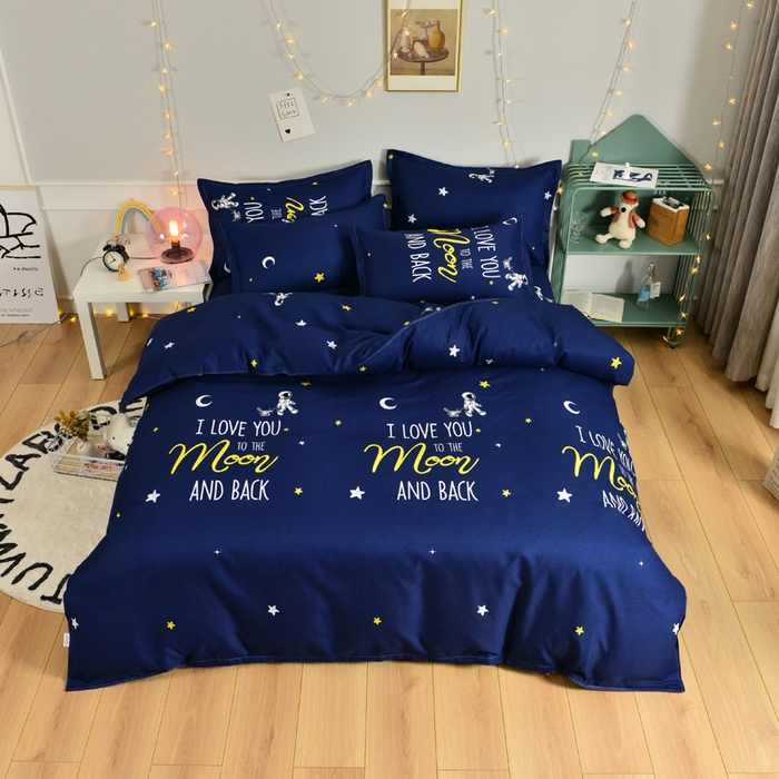 91家纺网 家纺一手货源 找家纺 北部居 2024新款加厚化纤单被套 星际穿越