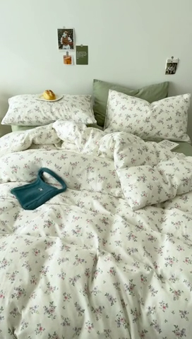 91家纺网 家纺一手货源 找家纺 安莱生活 2024新款高奢全棉新疆棉双层纱四件套 槾椿