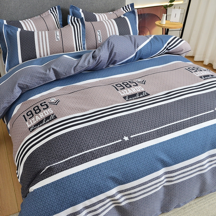 91家纺网 家纺一手货源 找家纺 北部居 2024新款加厚化纤四件套 摩卡庄园