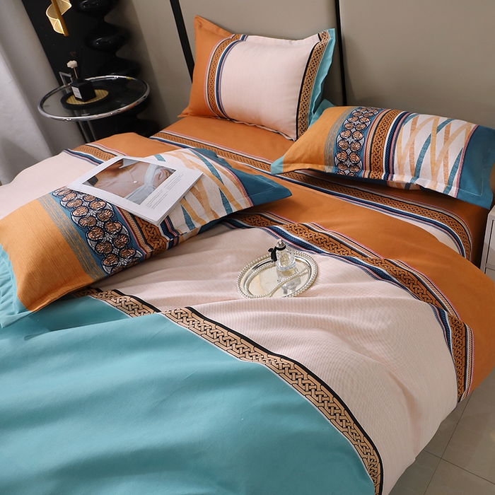 91家纺网 家纺一手货源 找家纺 北部居 2024新款加厚化纤单被套 莫吉托