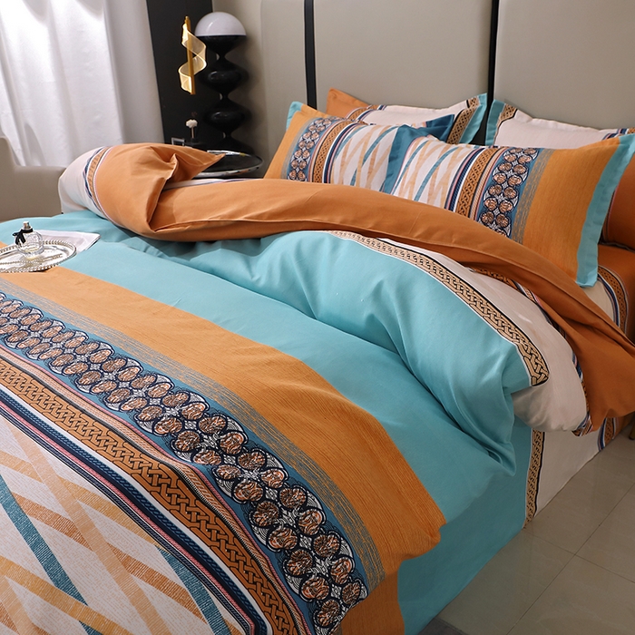 91家纺网 家纺一手货源 找家纺 北部居 2024新款加厚化纤单被套 莫吉托