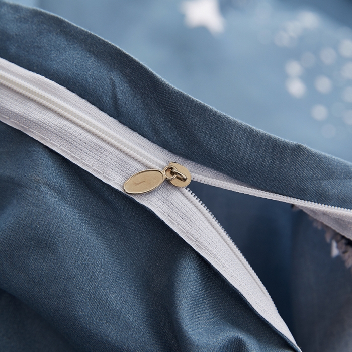 91家纺网 家纺一手货源 找家纺 北部居 2024新款加厚化纤四件套 星空梦想