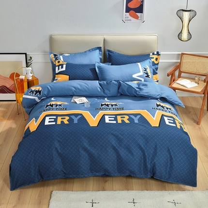 91家纺网 家纺一手货源 找家纺 （总）北部居 2025新款加厚印花四件套