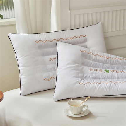 （总）梵希良品家纺 2024新款决明子枕头护颈椎专用枕芯助睡眠成人明目枕
