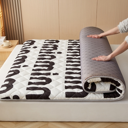 91家纺网 家纺一手货源 找家纺 （总）暖季 2025新款加厚磨毛防滑印花床垫直播供货