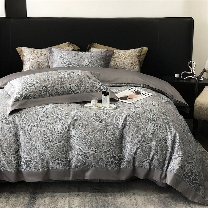 91家纺网 家纺一手货源 找家纺 鹿班家居 2024新款100支长绒棉系列——古堡印象 场景一（标准会员-20） 卡里布蓝