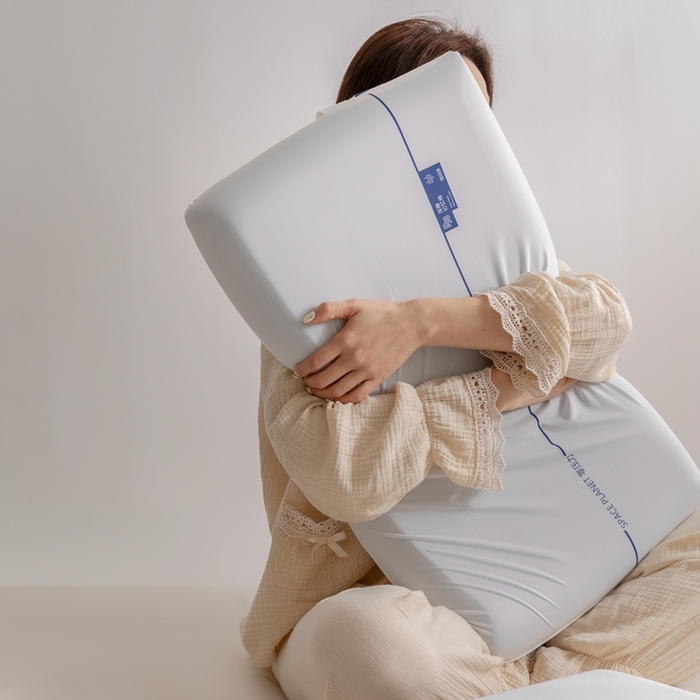 91家纺网 家纺一手货源 找家纺 （总）唯爱品 2026新款蓝双芯慢回弹记忆枕 枕头枕芯 记忆枕源头工厂