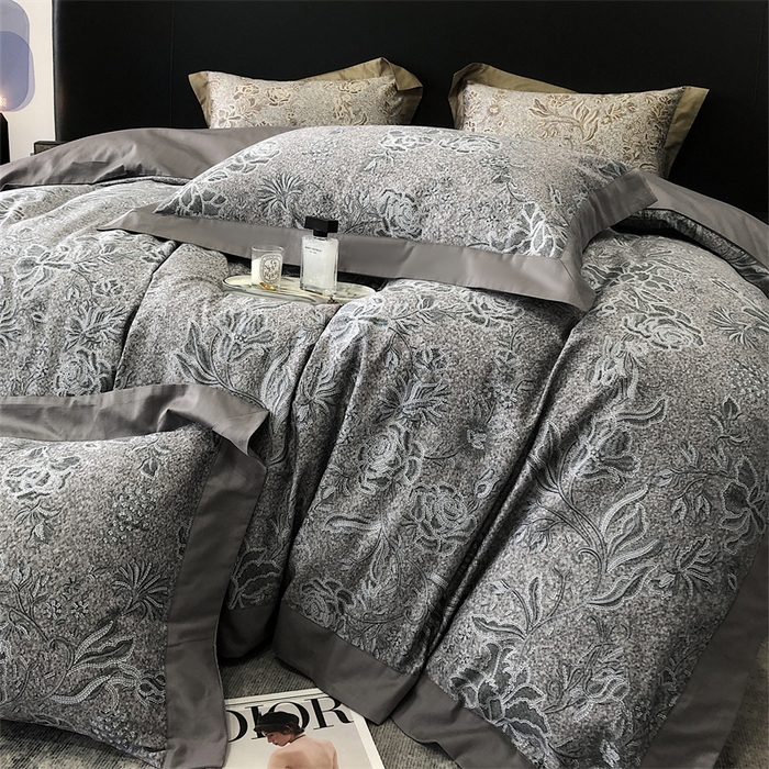 91家纺网 家纺一手货源 找家纺 鹿班家居 2024新款100支长绒棉系列——古堡印象 场景一（标准会员-20） 卡里布蓝