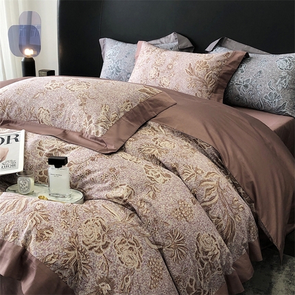 91家纺网 家纺一手货源 找家纺 （总）鹿班家居 2024新款100支长绒棉系列——古堡印象 场景一（标准会员-20）